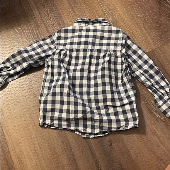OshKosh B’Gosh blue and white check 2T - Picture 2 of 3